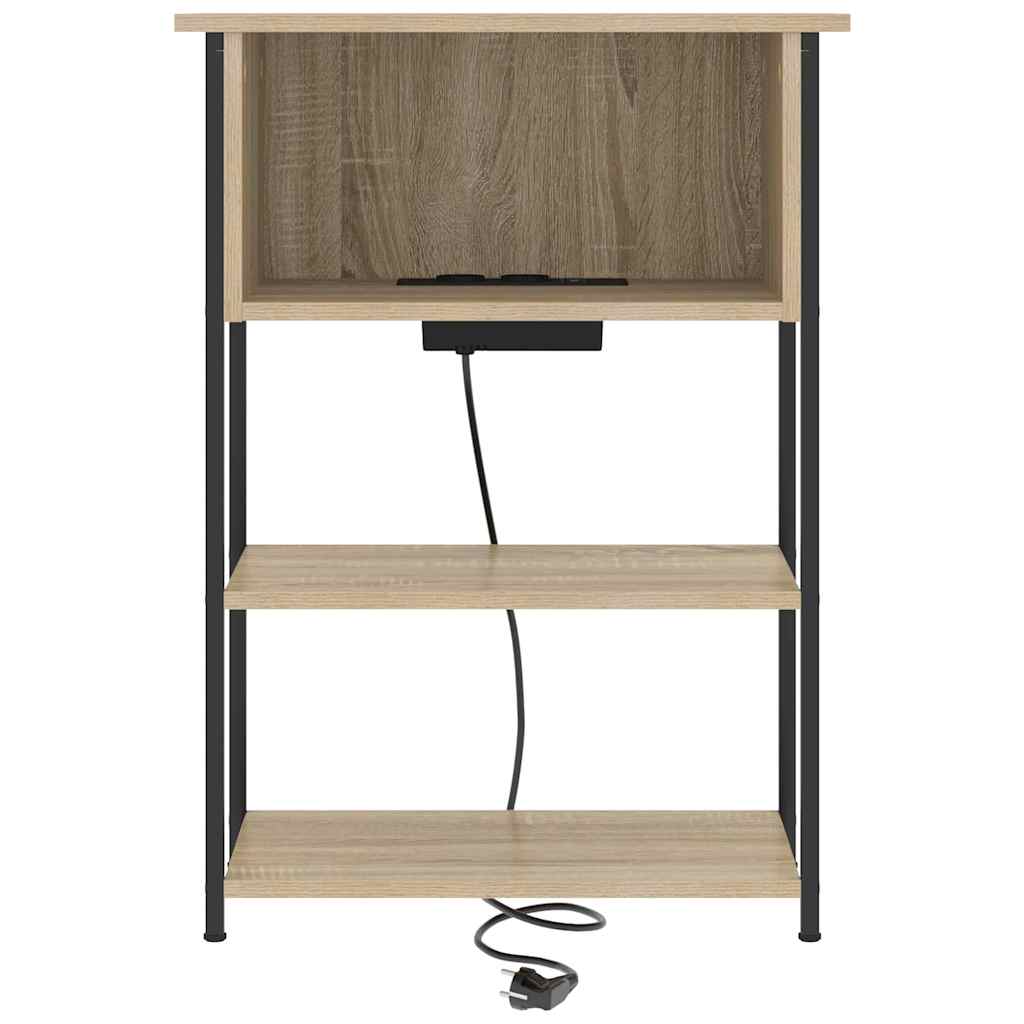 Nattbordskap Sonoma eik 55 x 31 x 76 cm Konstruert tre