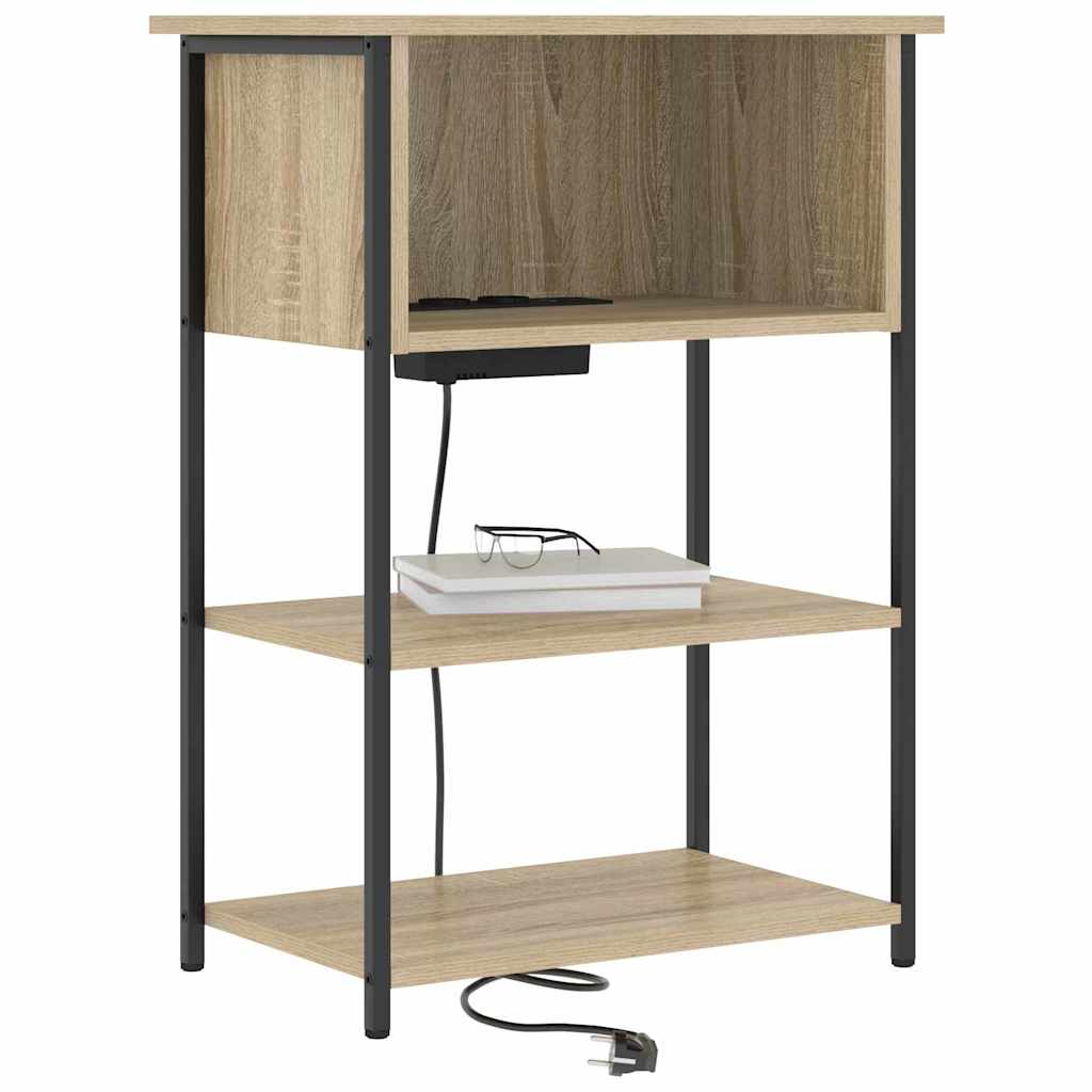 Nattbordskap Sonoma eik 55 x 31 x 76 cm Konstruert tre