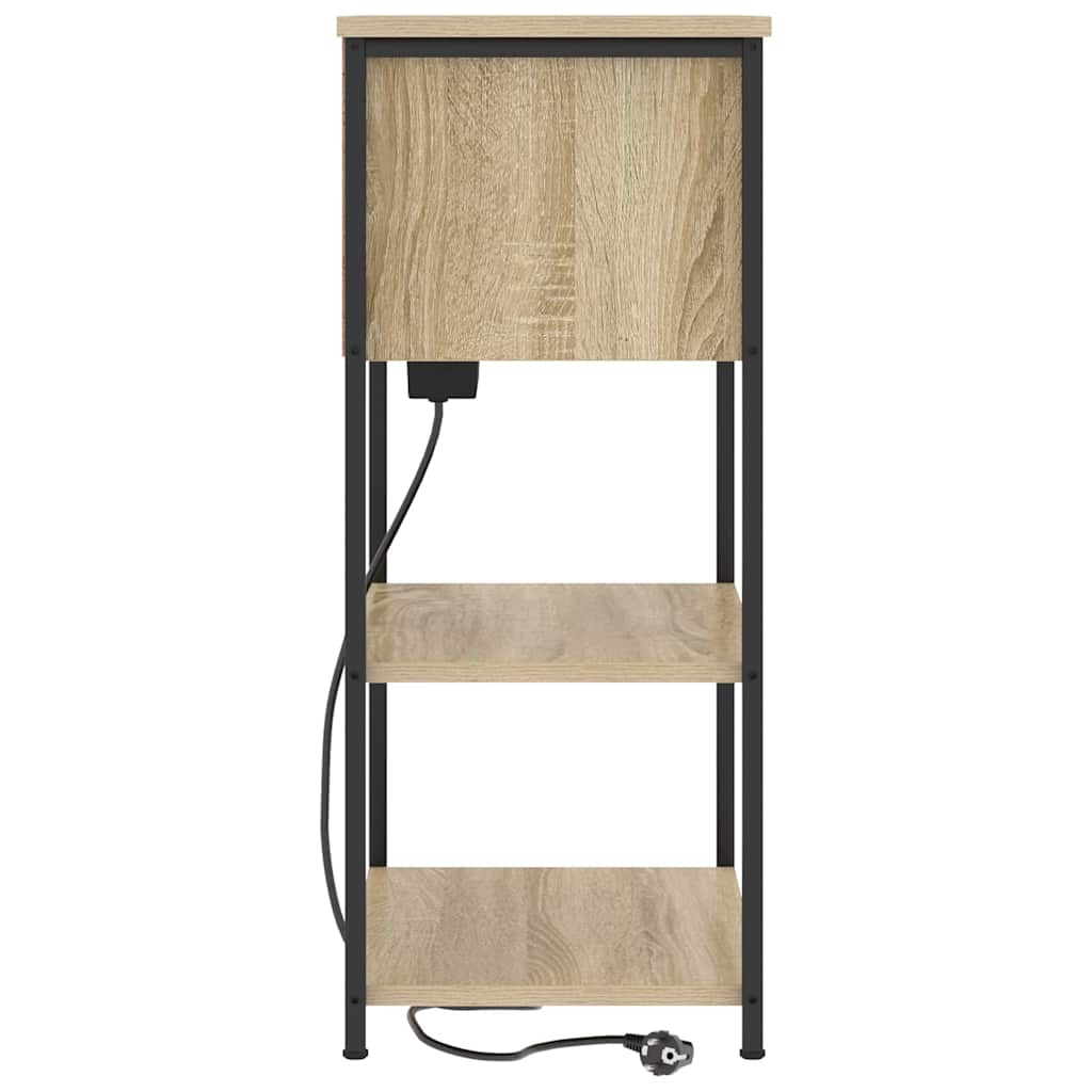 Nattbordskap Sonoma eik 55 x 31 x 76 cm Konstruert tre
