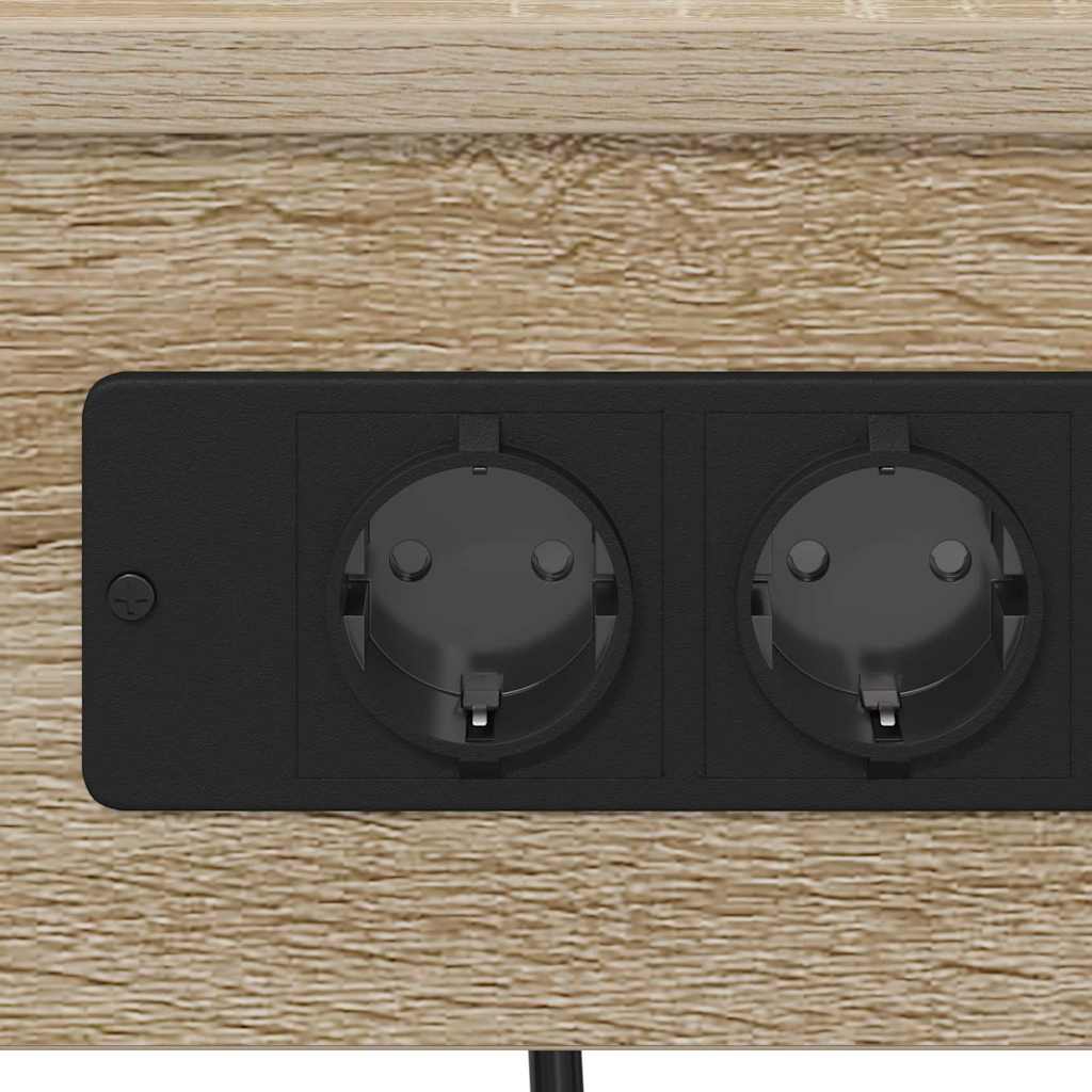 Nattbord med ladestasjon Sonoma eik 41 x 31 x 51 cm