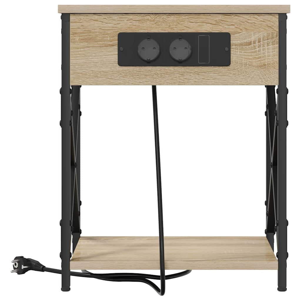 Nattbordskap Sonoma eik 41 x 31 x 51 cm Konstruert tre