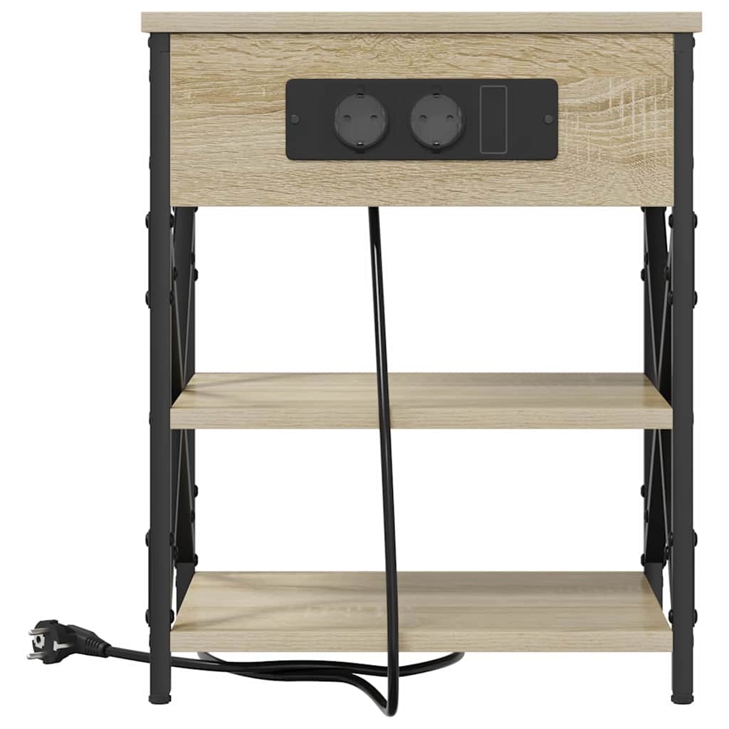 Nattbordskap Sonoma eik 41 x 31 x 51 cm Konstruert tre