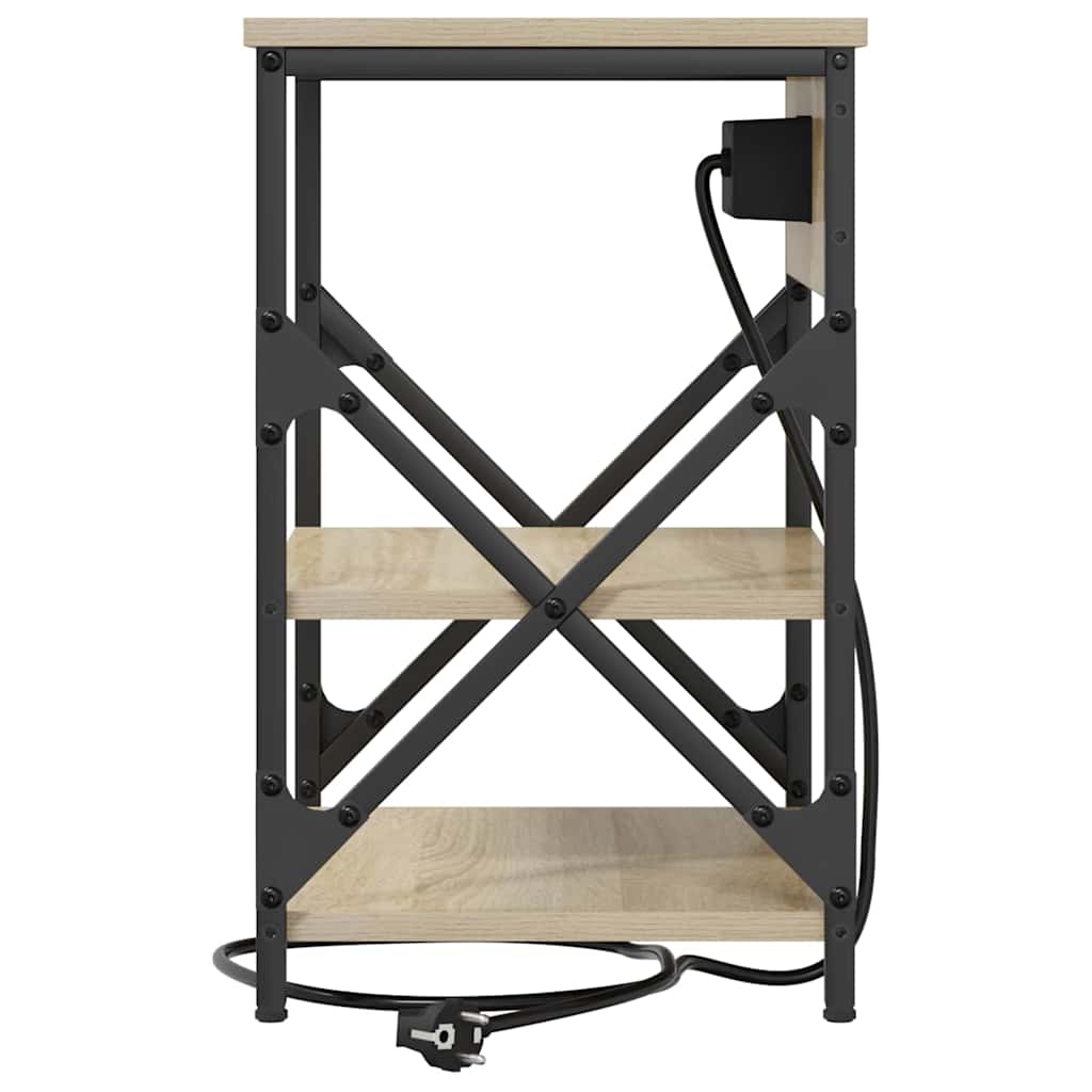 Nattbordskap Sonoma eik 41 x 31 x 51 cm Konstruert tre