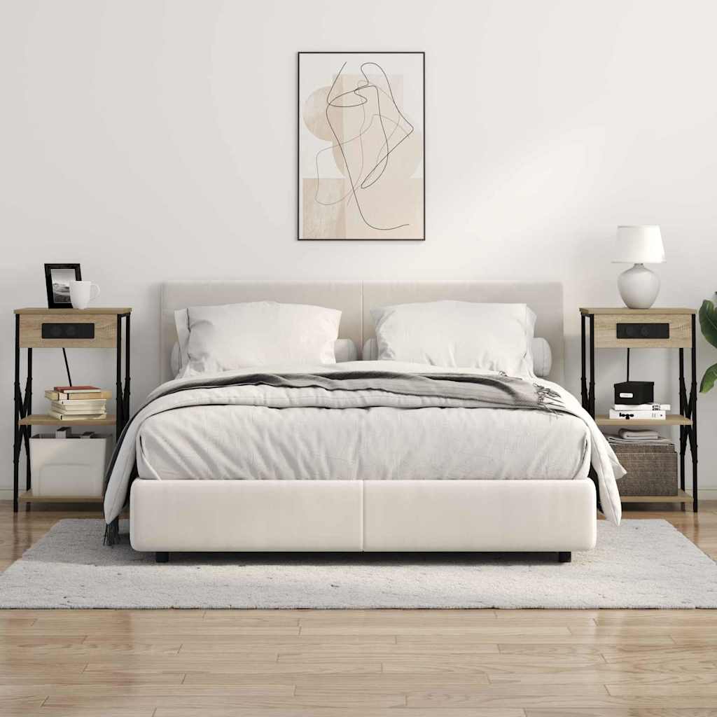 Nattbordskap Sonoma eik 41 x 31 x 76 cm Konstruert tre