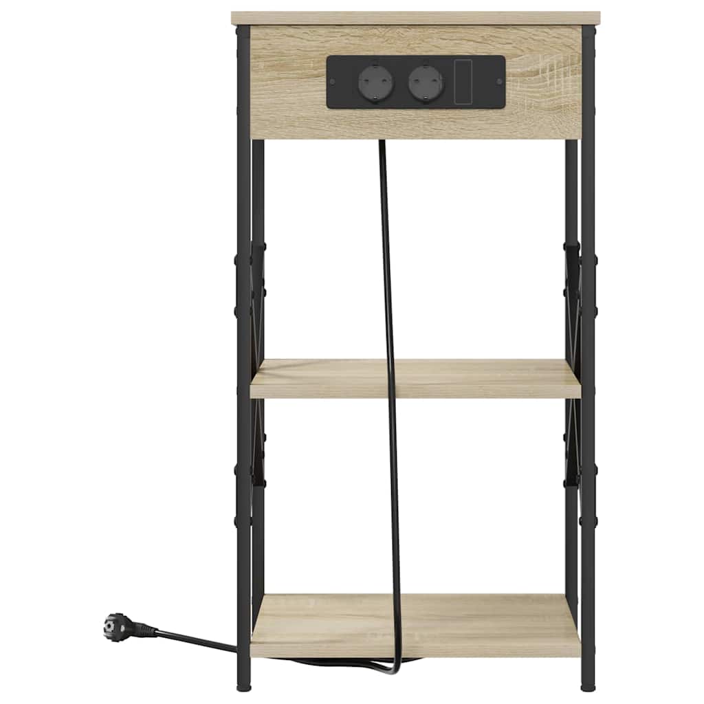 Nattbordskap Sonoma eik 41 x 31 x 76 cm Konstruert tre