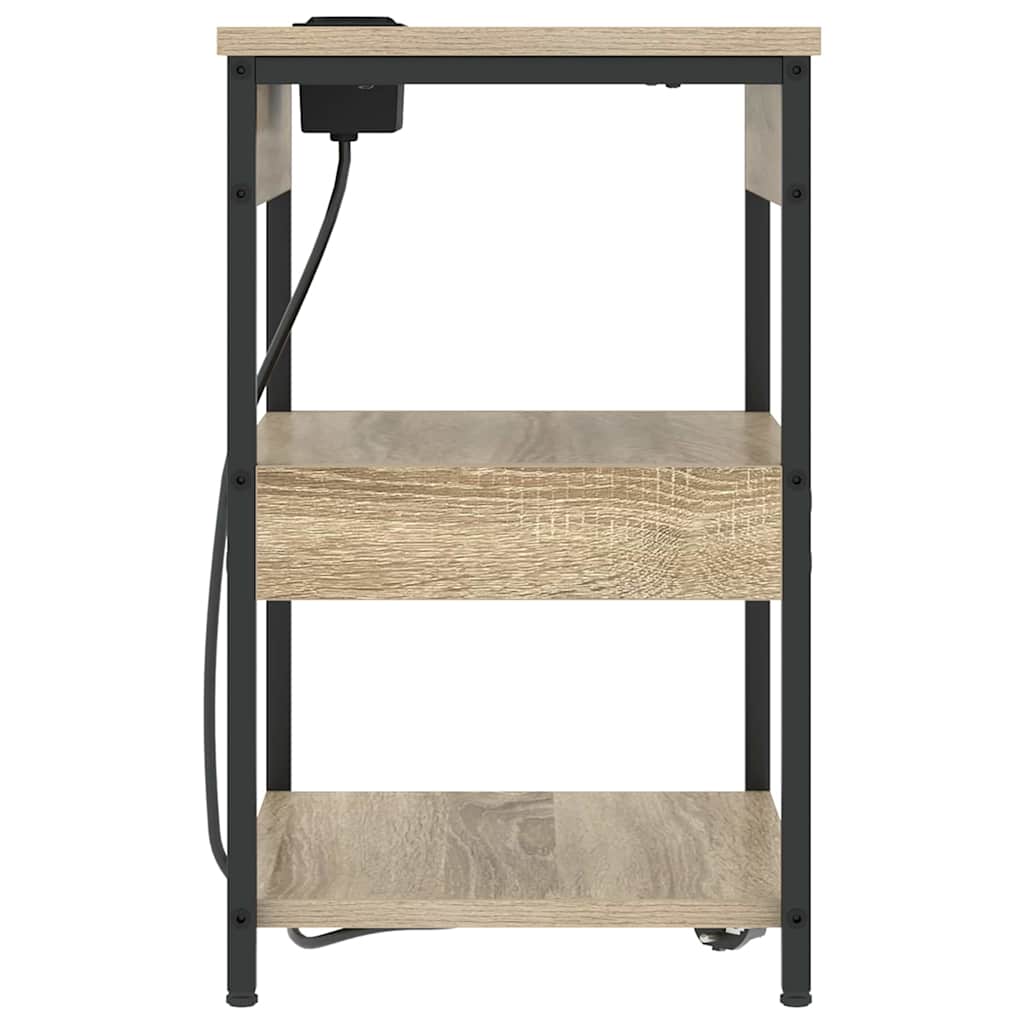 Nattbordskap Sonoma eik 41 x 31 x 51 cm Konstruert tre