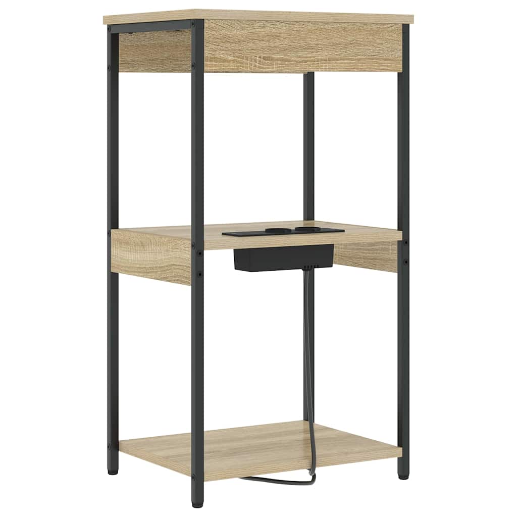 Nattbordskap Sonoma eik 41 x 31 x 76 cm Konstruert tre