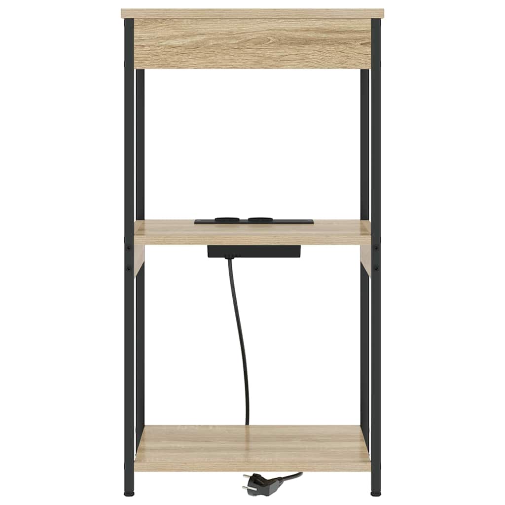 Nattbordskap Sonoma eik 41 x 31 x 76 cm Konstruert tre