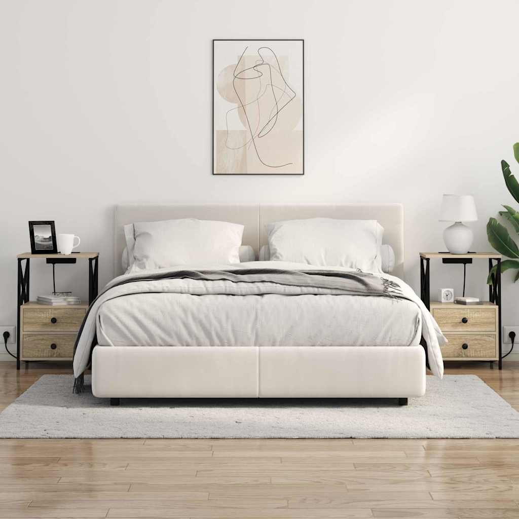 Nattbordskap Sonoma eik 40 x 31 x 60 cm Konstruert tre