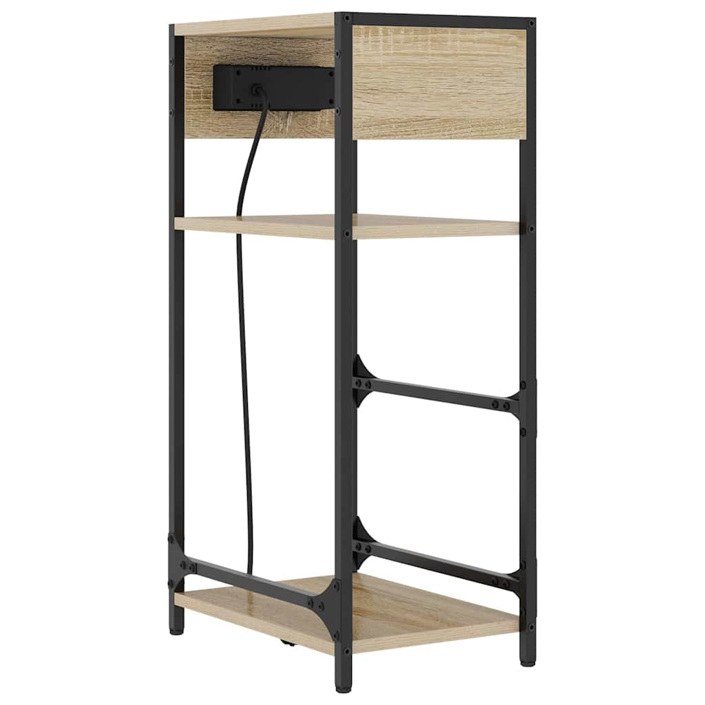 Nattbordskap Sonoma eik 40 x 27 x 76 cm Konstruert tre