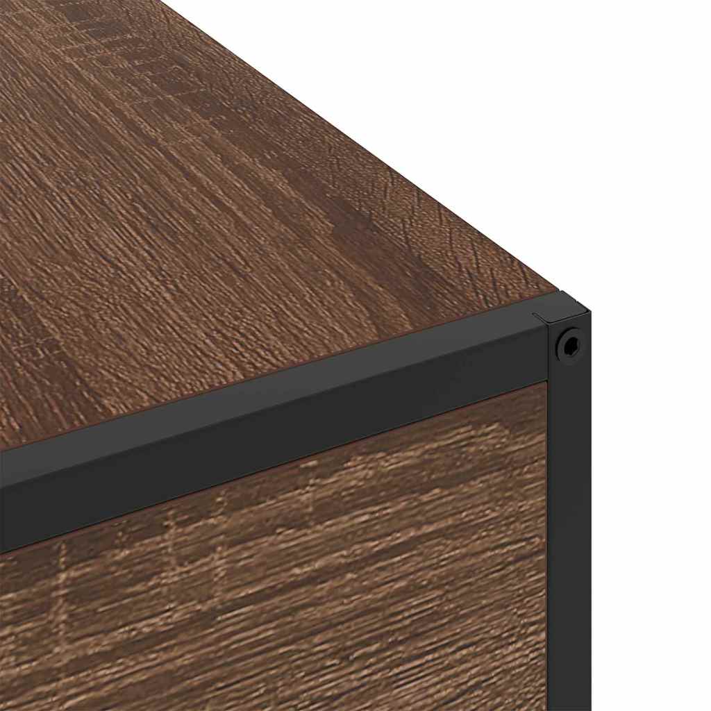 Nattbordskap Brun Eik 40 x 27 x 76 cm Konstruert tre