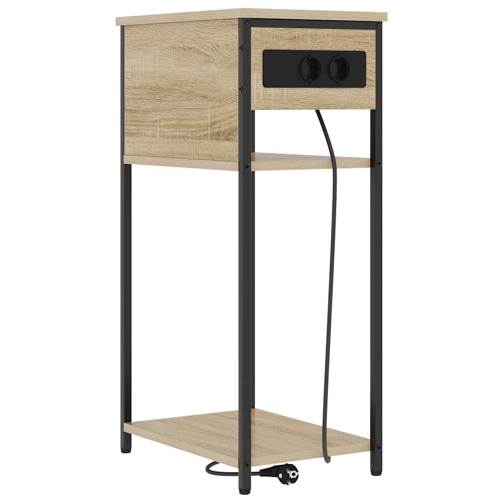 Nattbordskap Sonoma eik 41 x 28 x 76 cm Konstruert tre