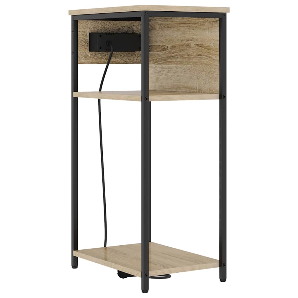 Nattbordskap Sonoma eik 41 x 28 x 76 cm Konstruert tre