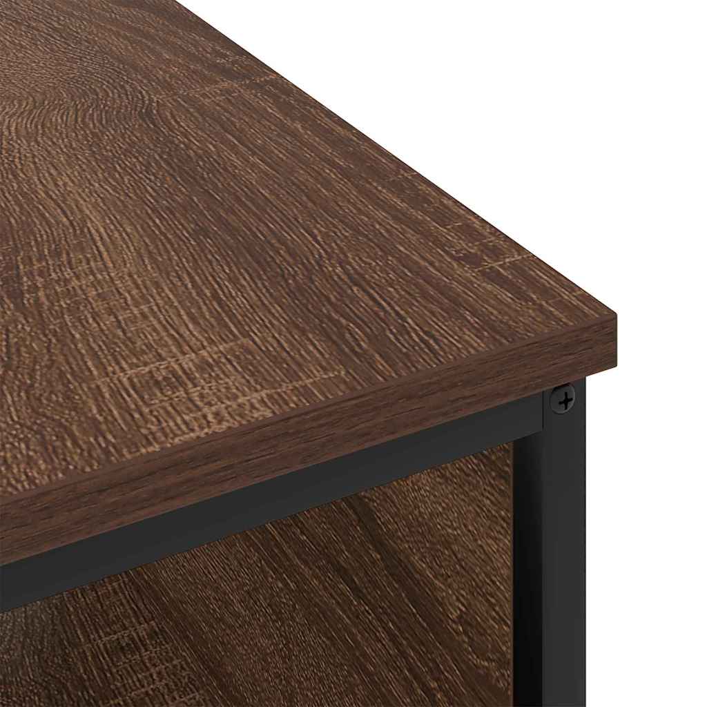 Nattbordskap Brun Eik 41 x 28 x 76 cm Konstruert tre