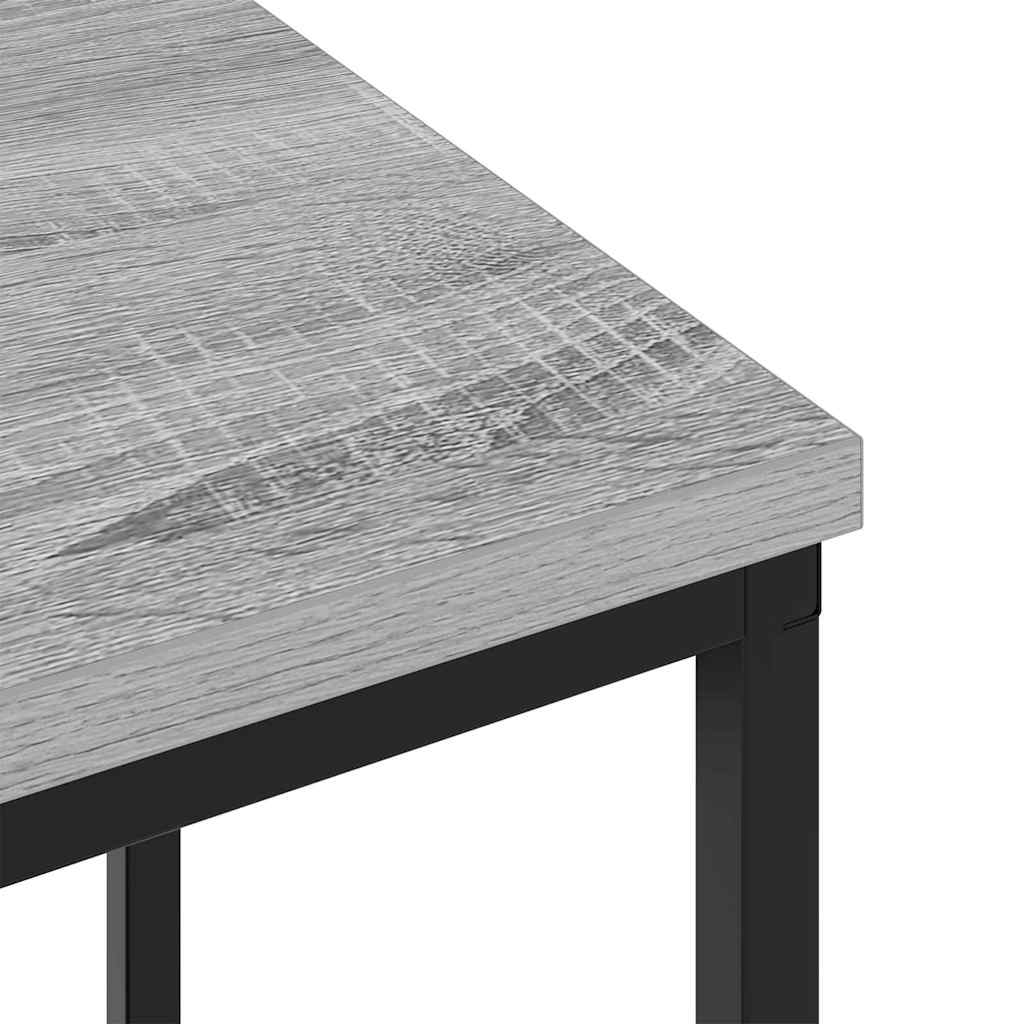 Nattbord 2 pcs Grå sonoma 38 x 30 x 48 cm Konstruert tre