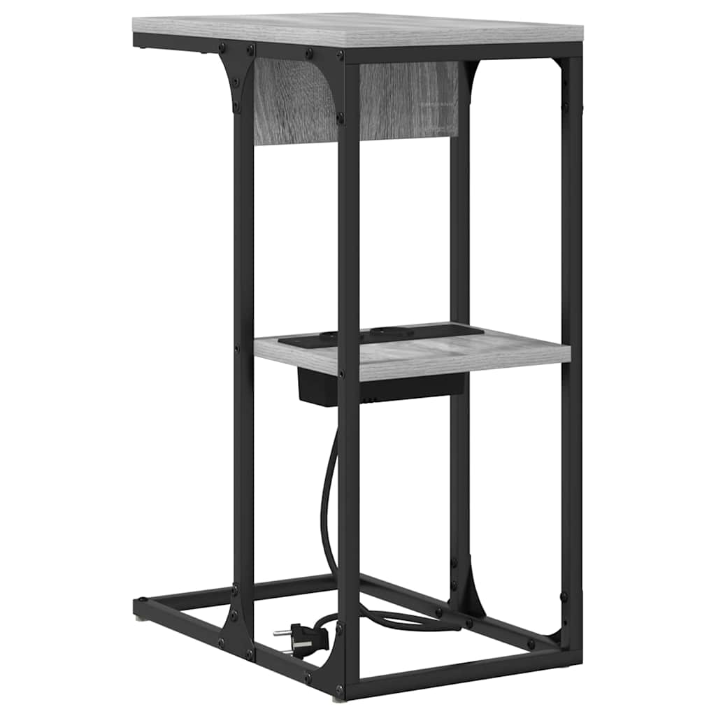 Nattbordskap Grå Sonoma 41,5 x 26 x 60,5 cm Konstruert tre