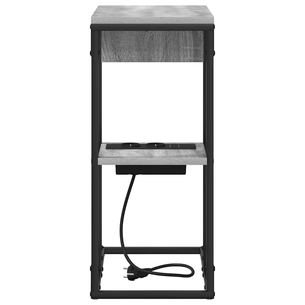 Nattbordskap Grå Sonoma 41,5 x 26 x 60,5 cm Konstruert tre