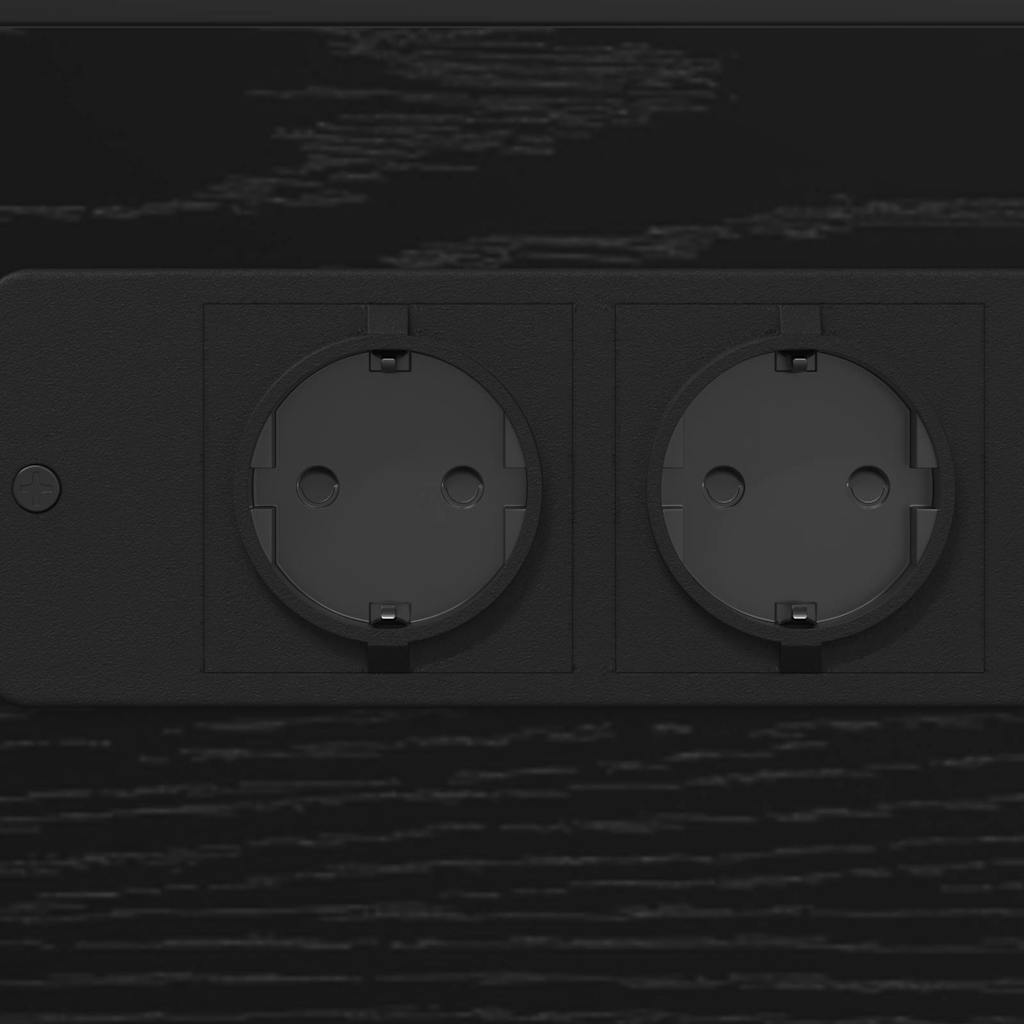 Nattbord Svart eik Konstruert tre