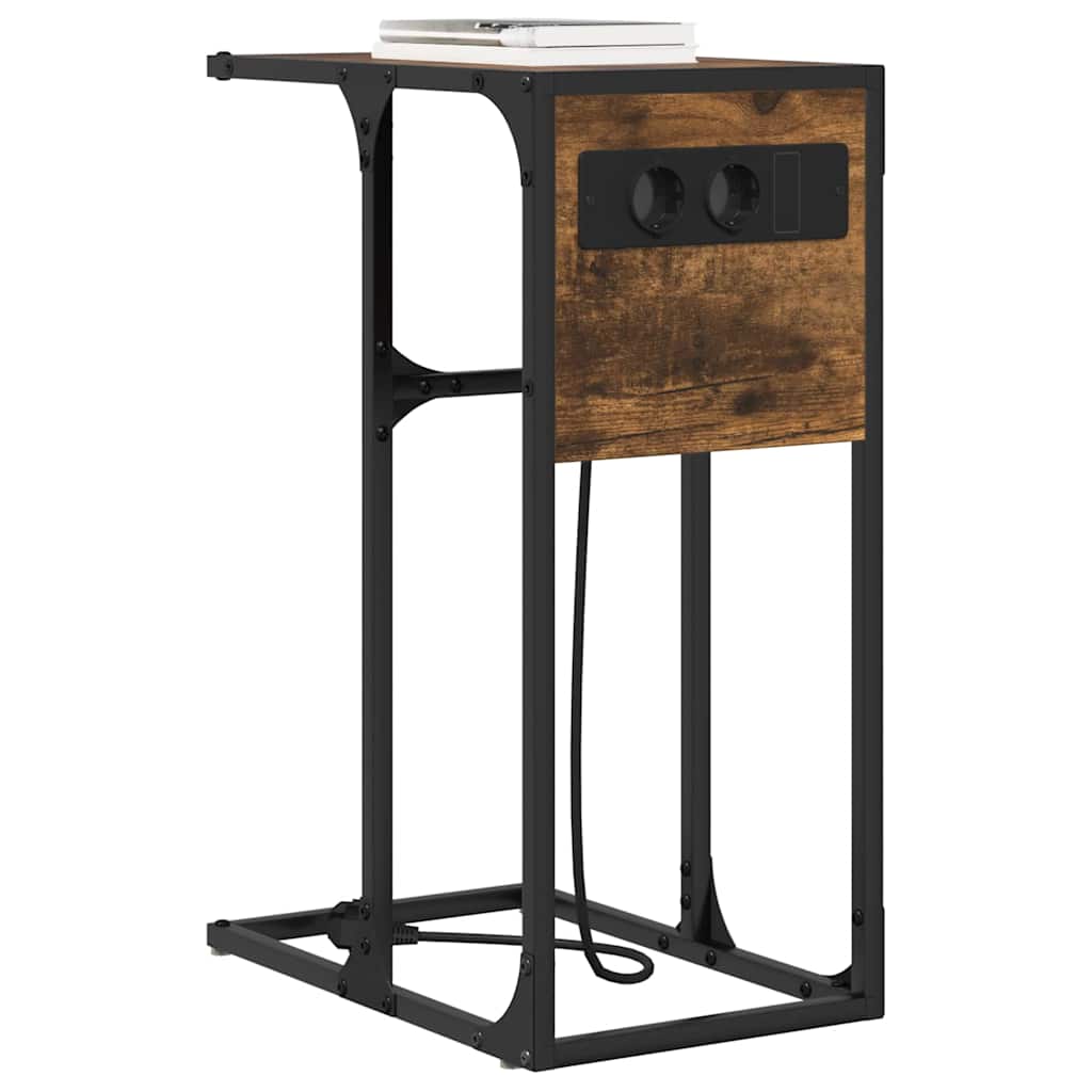 Nattbord Røkt eik Konstruert tre