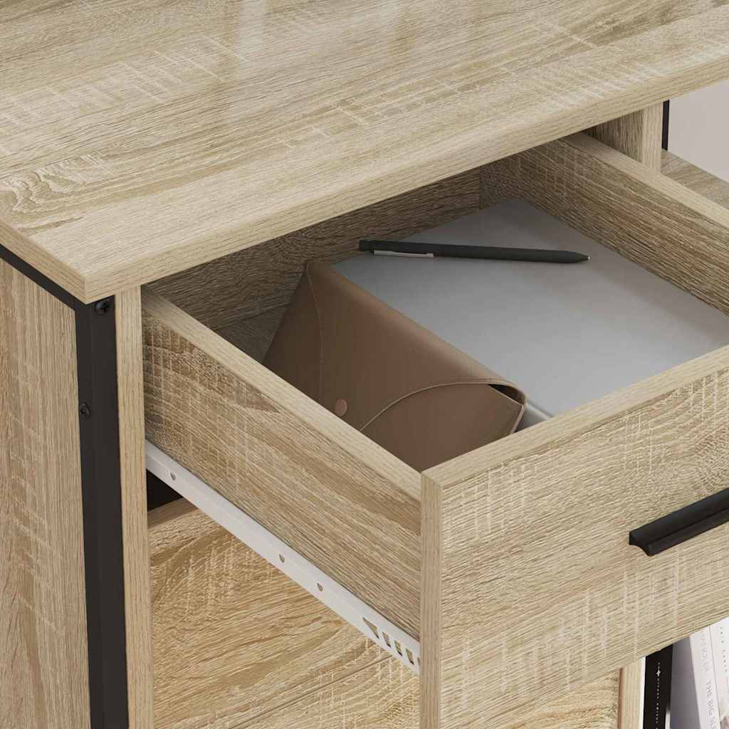Skap med ladestasjon Sonoma eik 76 x 41 x 72 cm Konstruert tre