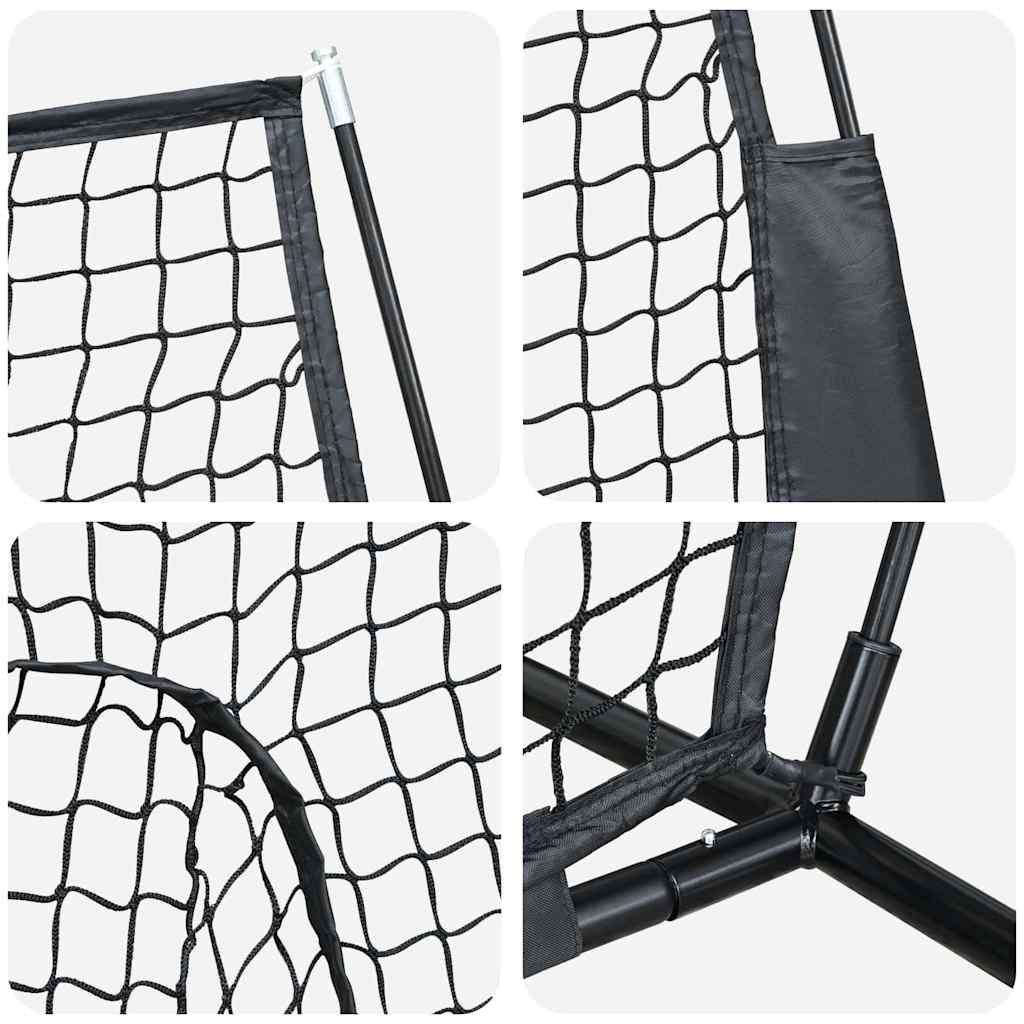 Baseball treningsnett Svart 250 x 106 x 209 cm Polyester