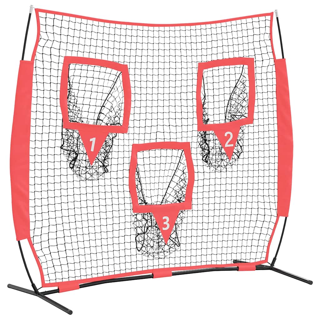 Baseball treningsnett Svart 214,5 x 89,5 x 181 cm Polyester