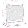 Golf Trening Hjelpemidler Svart 213 x 213 cm Polyester