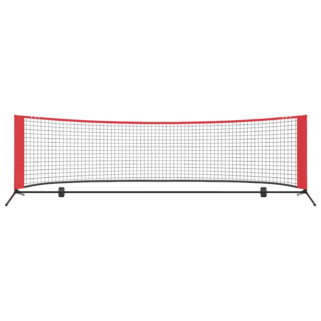 Tennis Nett Svart og Rød 301 x 90,5 x 87 cm Polyester