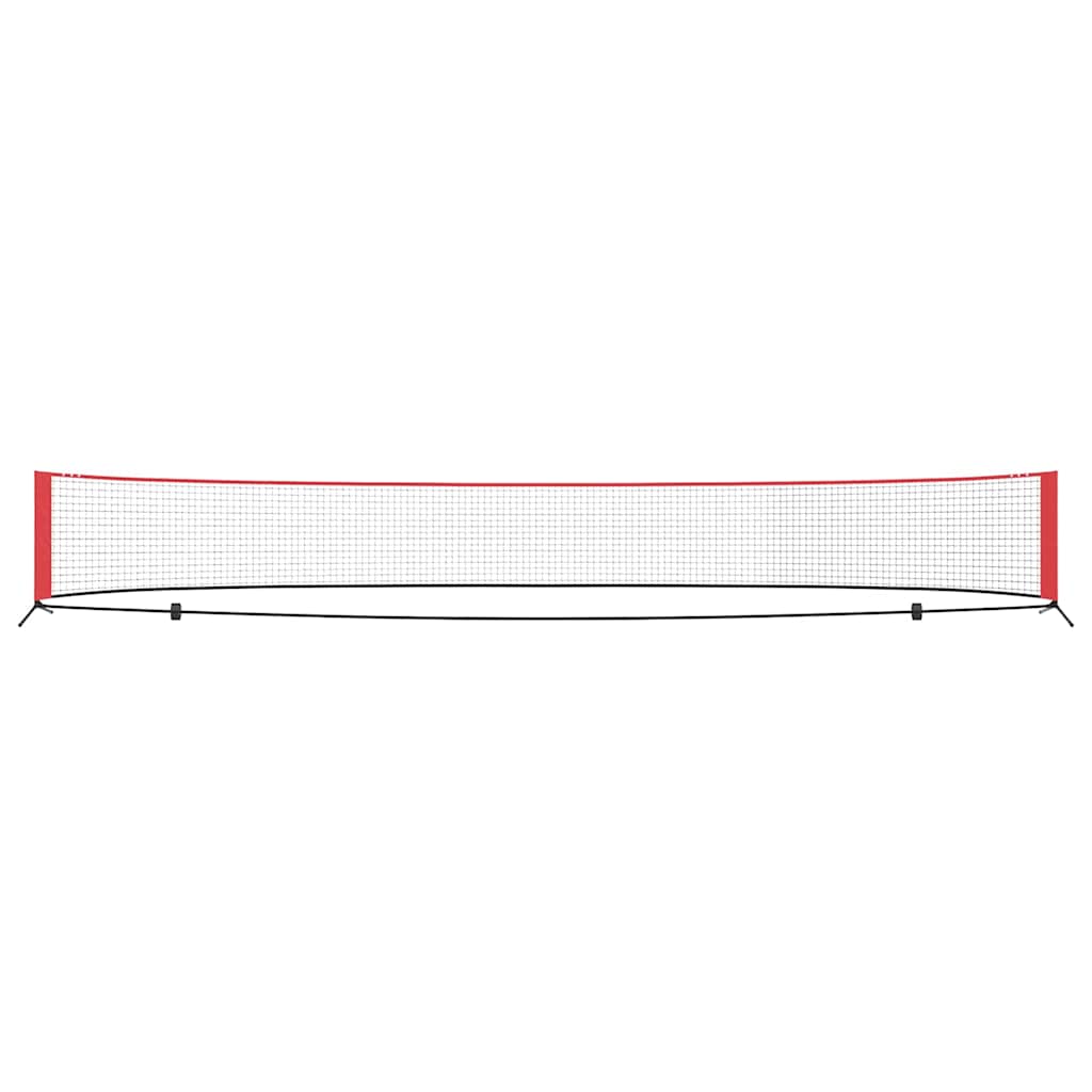 Tennis Nett Svart og Rød 595 x 90,5 x 87 cm Polyester