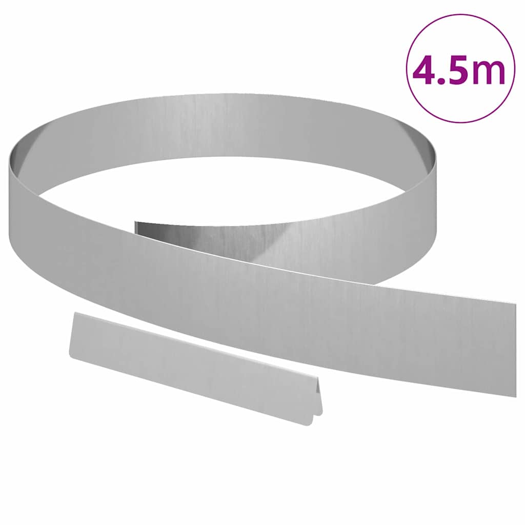 Gjerdekant sølv 450 x 0.05 x 15 cm Galvanisert Stål