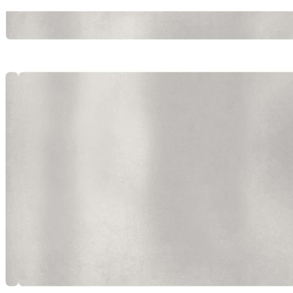 Gjerdekant sølv 450 x 0.05 x 15 cm Rustfritt Stål