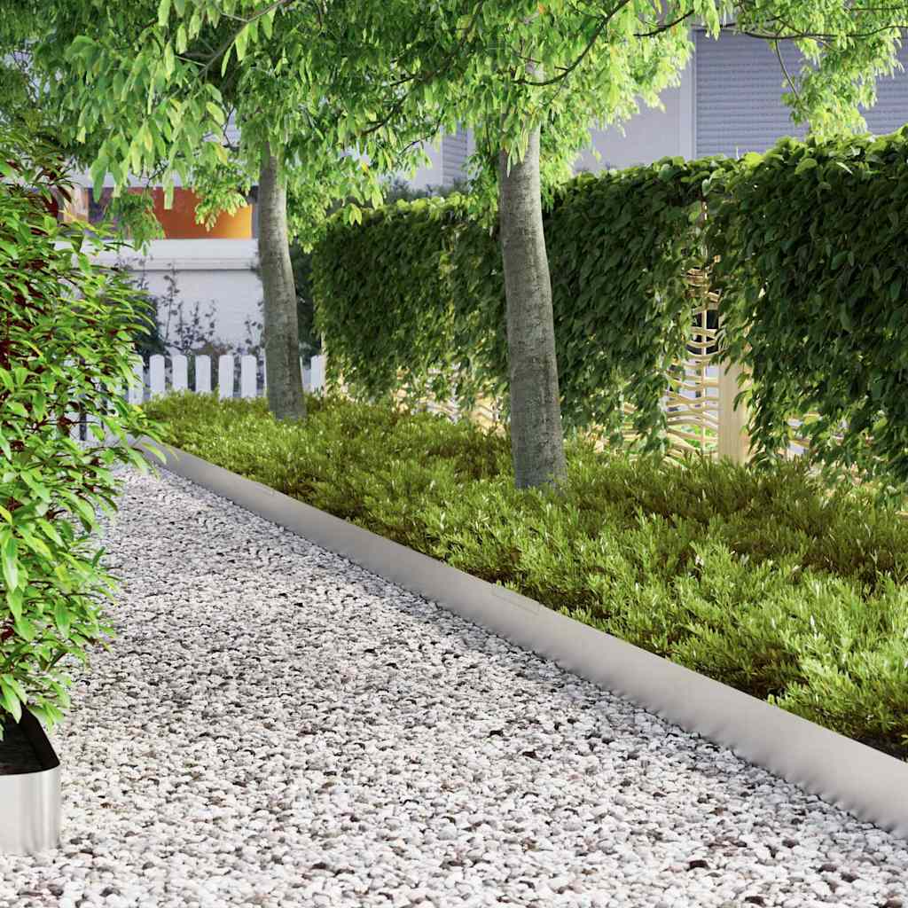 Gjerdekant sølv 450 x 0.05 x 15 cm Rustfritt Stål