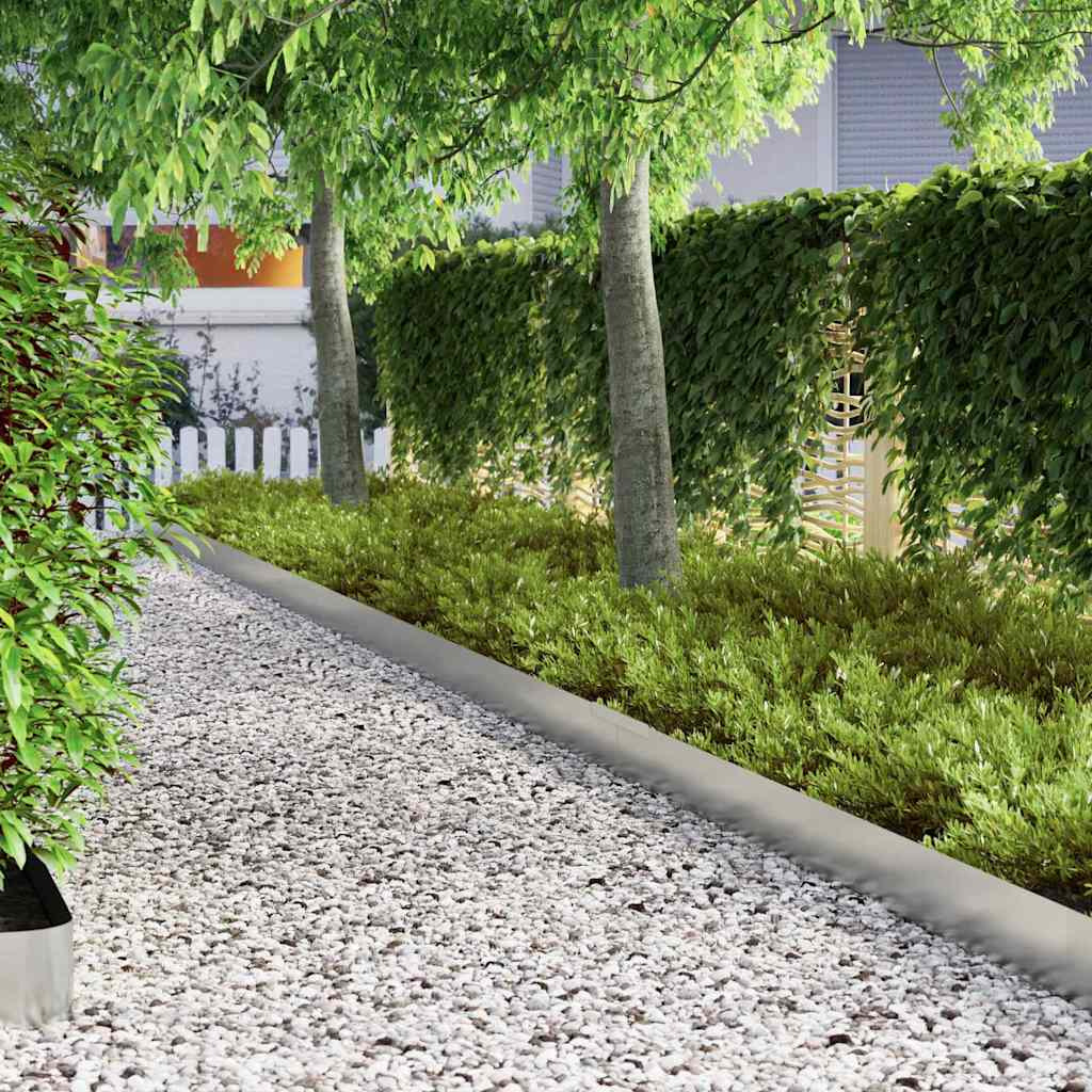 Gjerdekant 4 pcs sølv 450 x 0.05 x 15 cm Galvanisert Stål