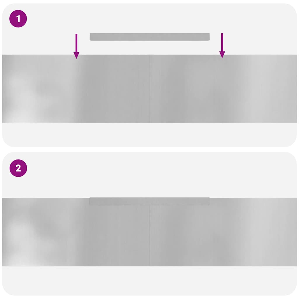 Gjerdekant sølv 450 x 0.05 x 15 cm Galvanisert Stål