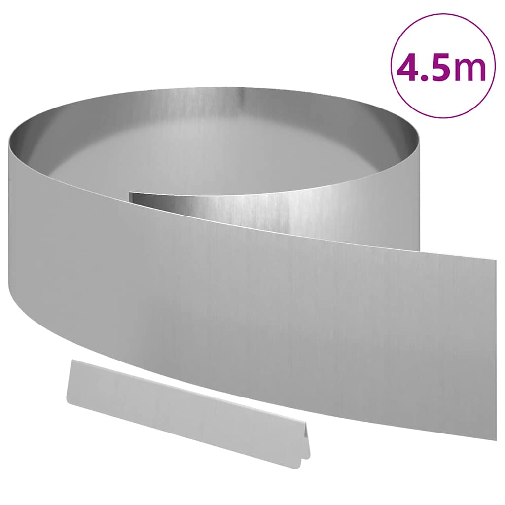 Gjerdekant sølv 450 x 0.05 x 15 cm Galvanisert Stål