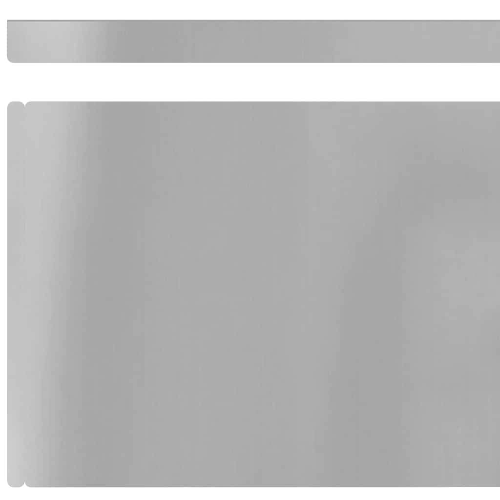 Gjerdekant 4 pcs sølv 450 x 0.05 x 15 cm Galvanisert Stål