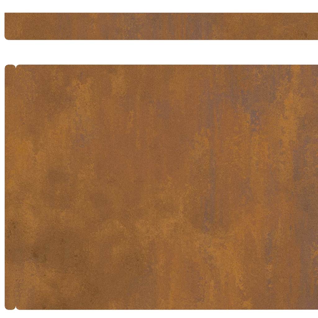 Gjerdekant Rusten 450 x 0.05 x 15 cm Cortenstål