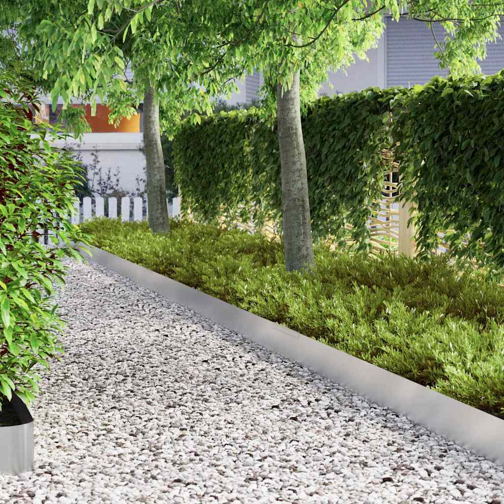 Gjerdekant sølv 450 x 0.05 x 15 cm Rustfritt Stål