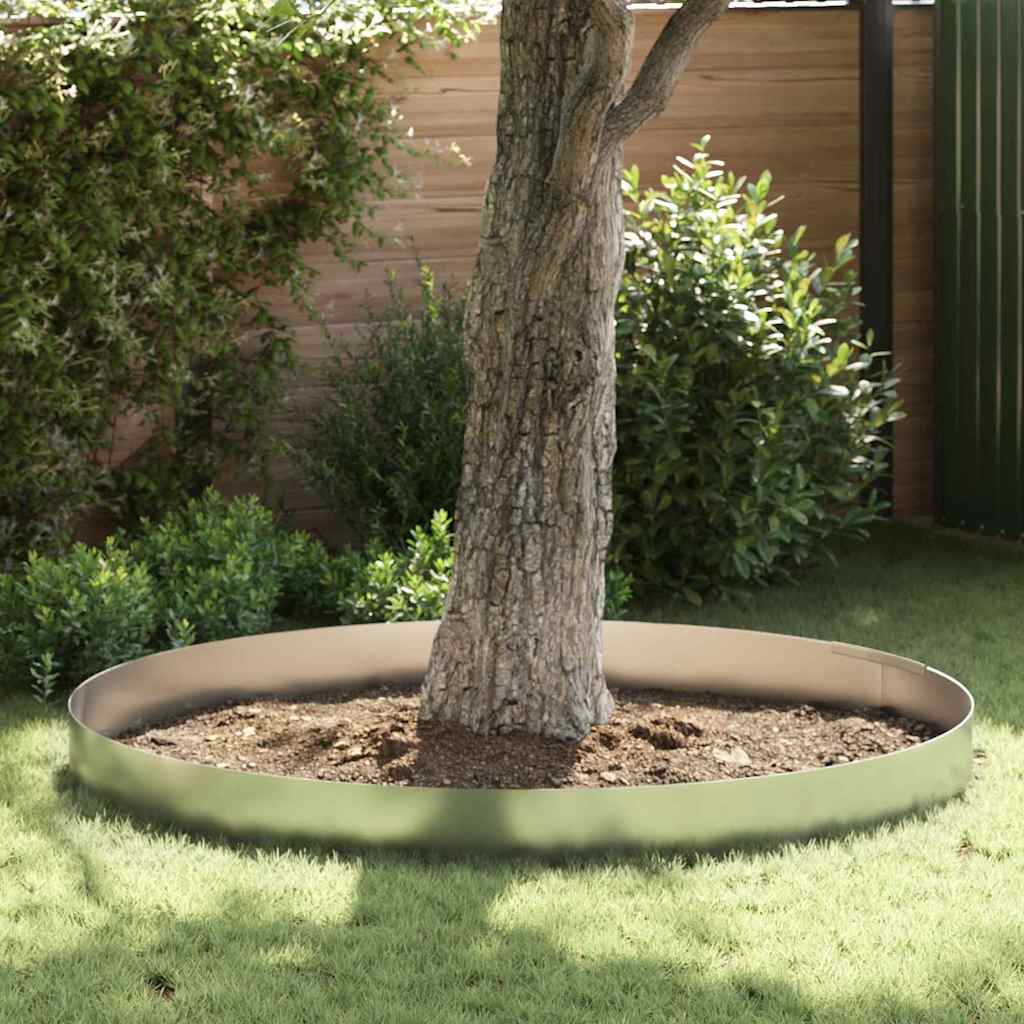 Gjerdekant 450 x 25 cm Galvanisert Stål sølv