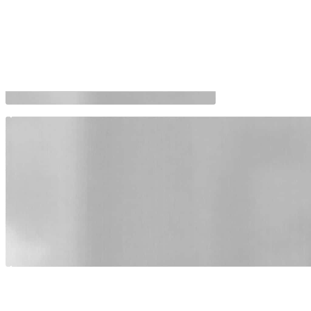 Gjerdekant sølv 450 x 0.05 x 15 cm Galvanisert Stål