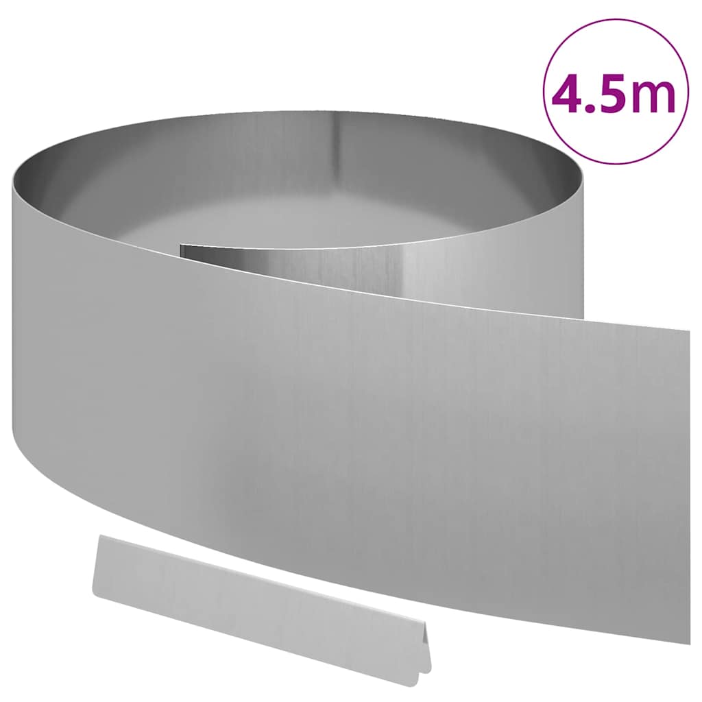 Gjerdekant sølv 450 x 0.05 x 15 cm Galvanisert Stål