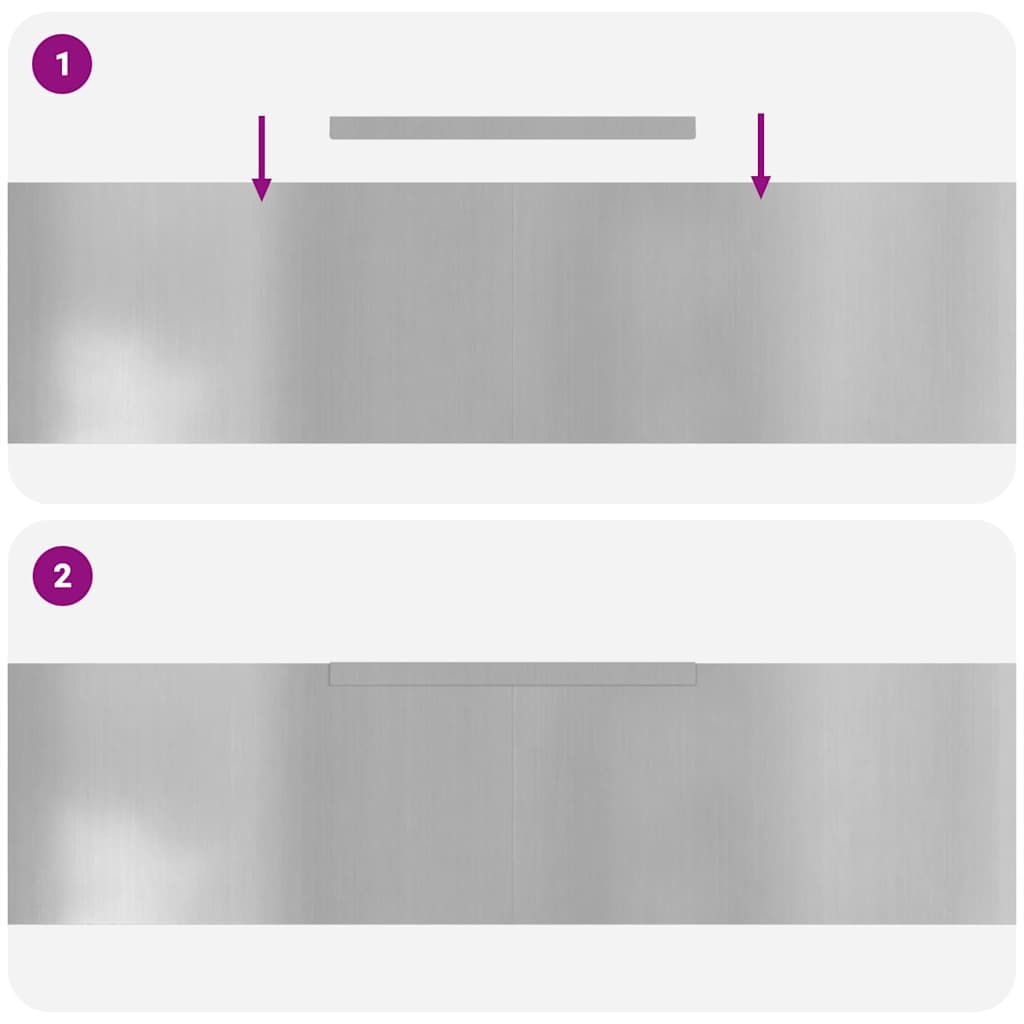 Gjerdekant 4 pcs sølv 450 x 0.05 x 15 cm Galvanisert Stål