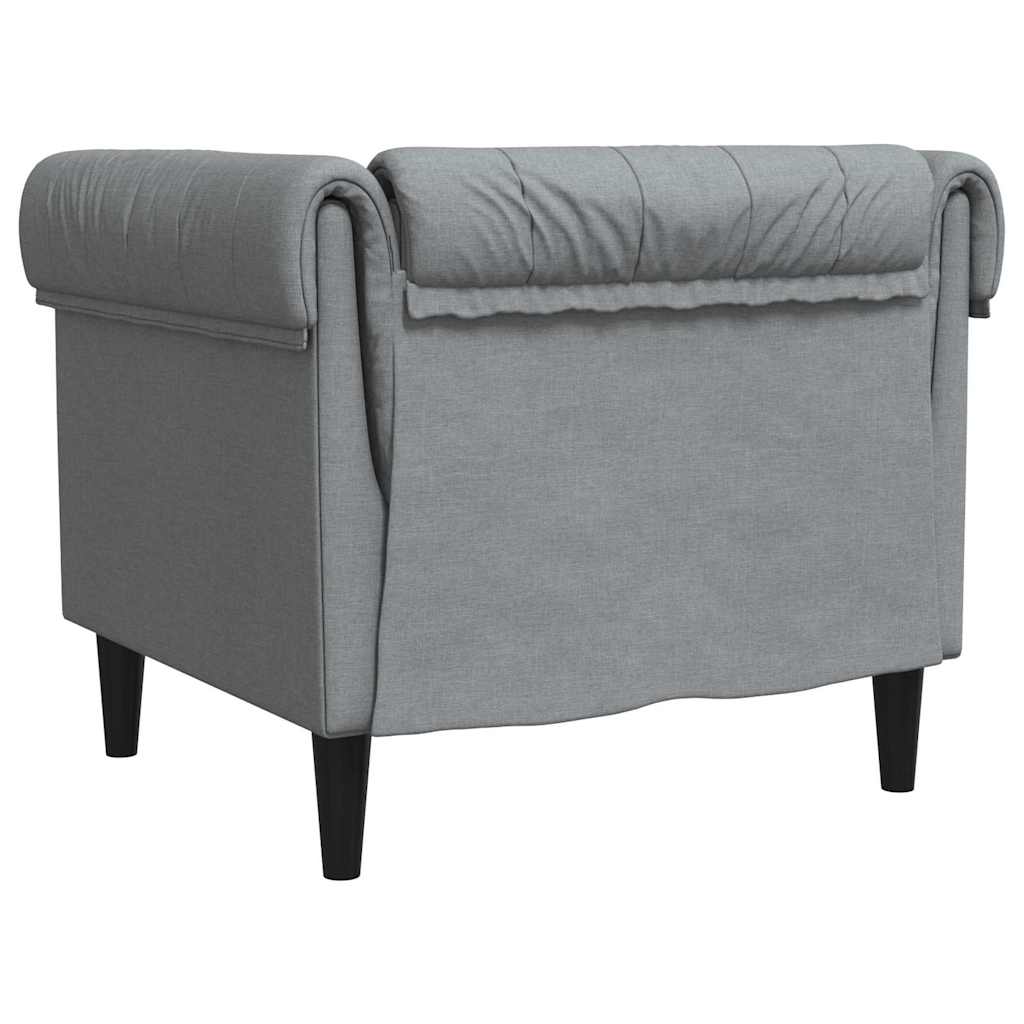 Sofa Lysegrå 78,5 x 74,5 x 74,5 cm Polyester