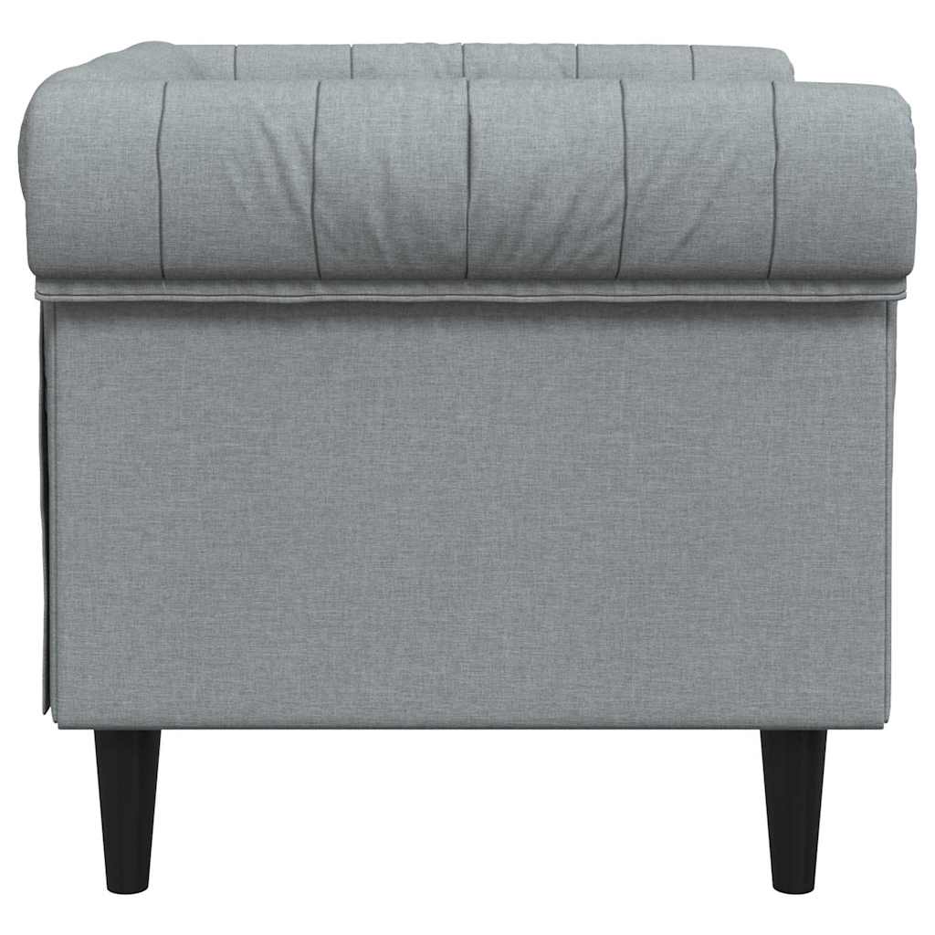 Sofa Lysegrå 78,5 x 74,5 x 74,5 cm Polyester