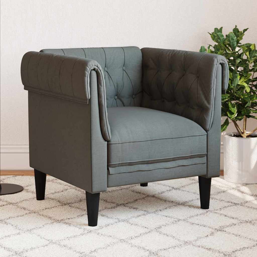 Sofa Mørkegrå 78,5 x 74,5 x 74,5 cm Polyester
