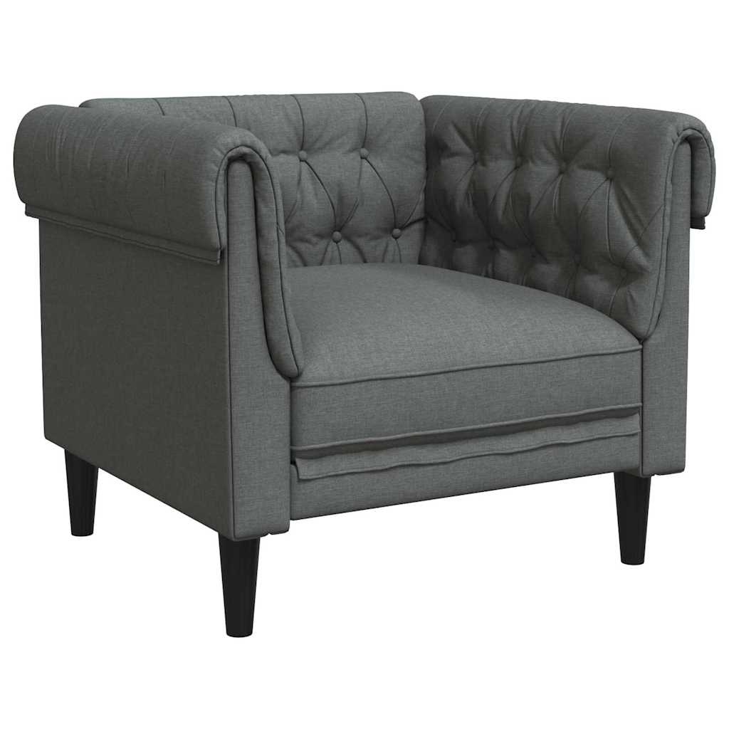 Sofa Mørkegrå 78,5 x 74,5 x 74,5 cm Polyester