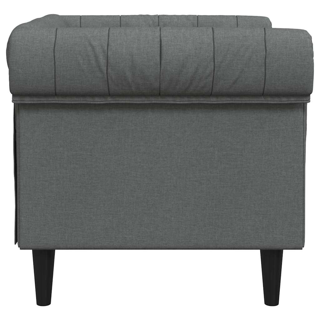 Sofa Mørkegrå 78,5 x 74,5 x 74,5 cm Polyester