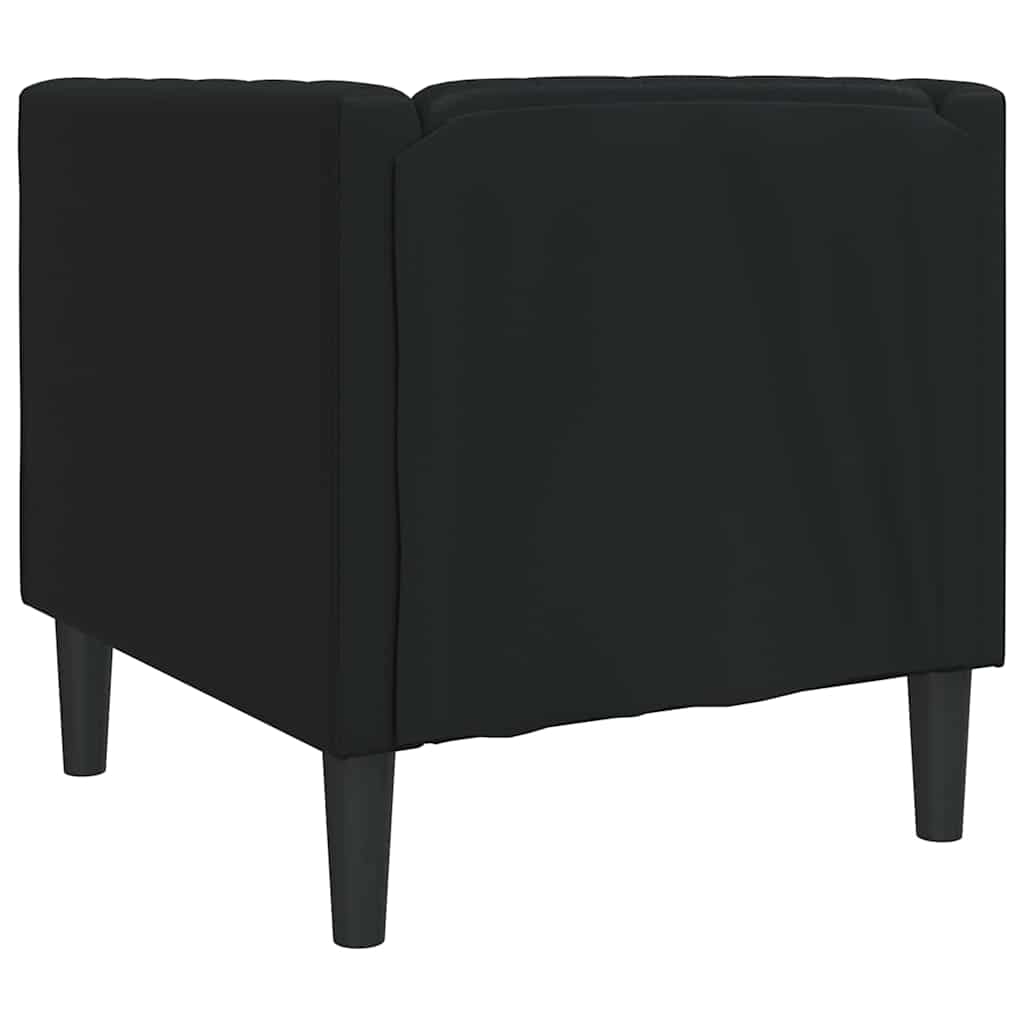 Sofa Svart 74,5 x 71 x 70,5 cm PVC