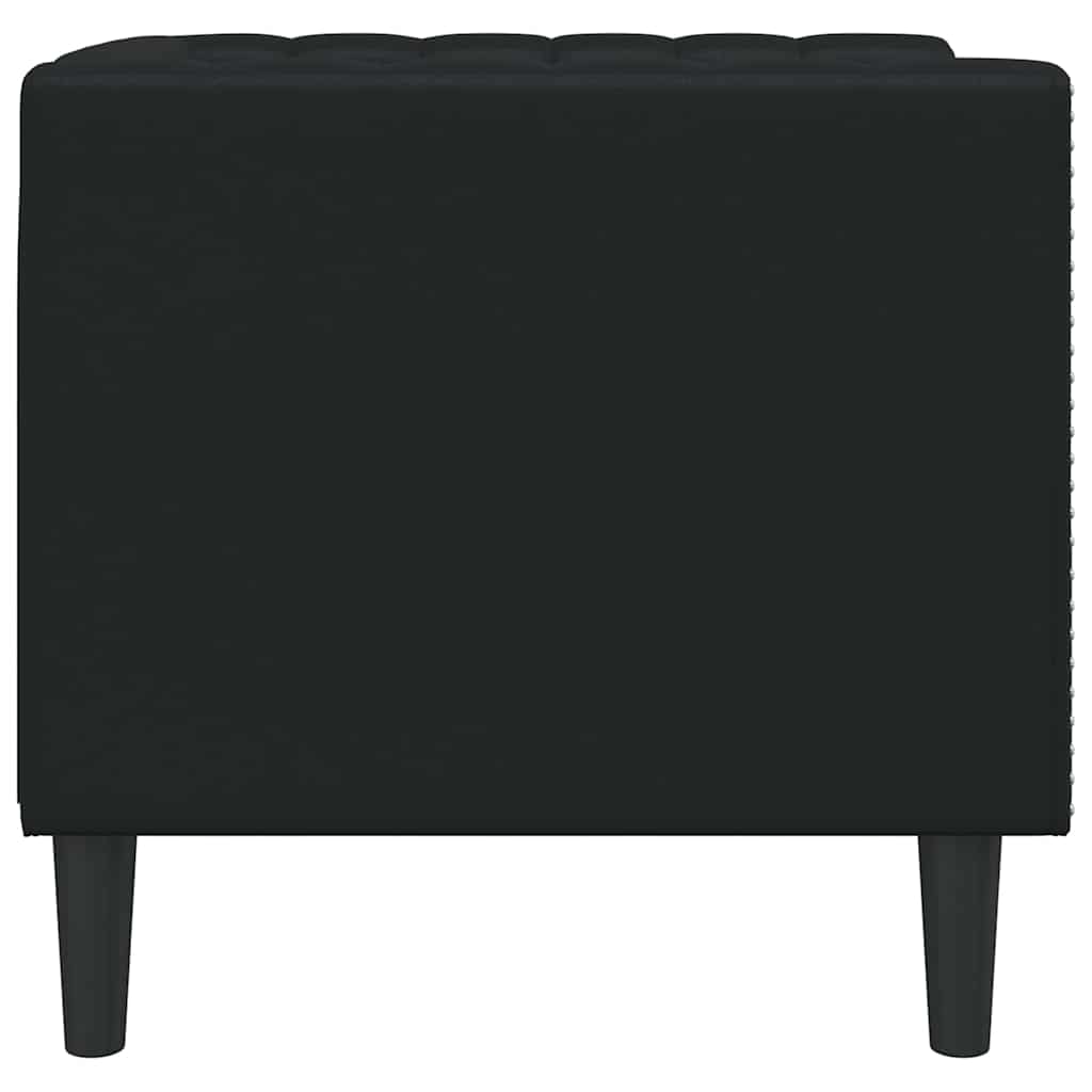Sofa Svart 74,5 x 71 x 70,5 cm PVC