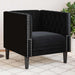 Sofa Svart 74,5 x 71 x 70,5 cm Fløyel